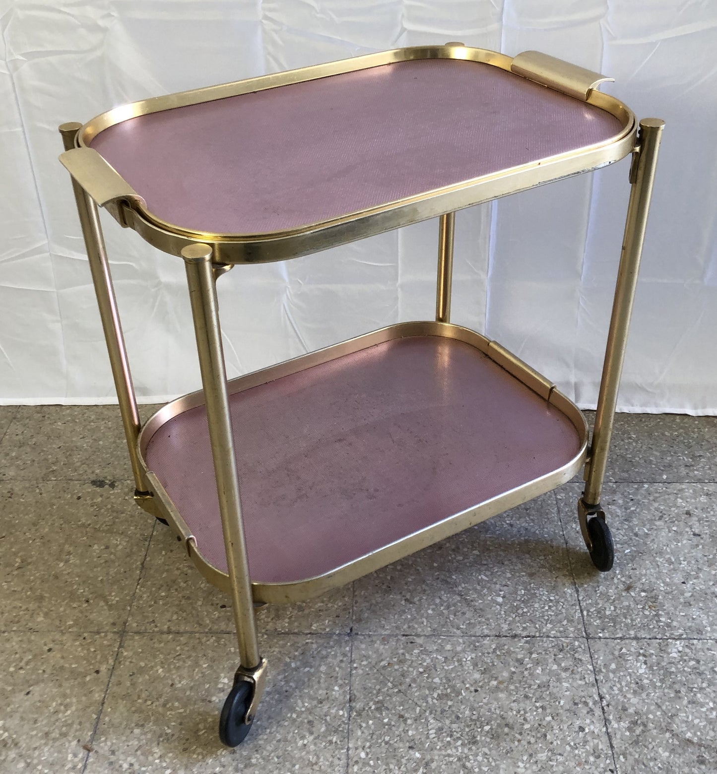 Carrello portavivande design italiano degli anni 70