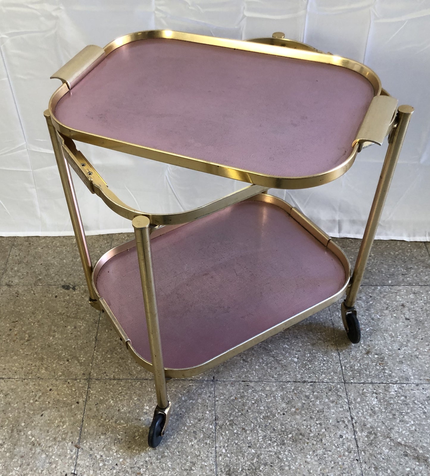 Carrello portavivande design italiano degli anni 70