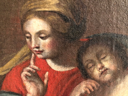 Dipinto di Madonna con bambino