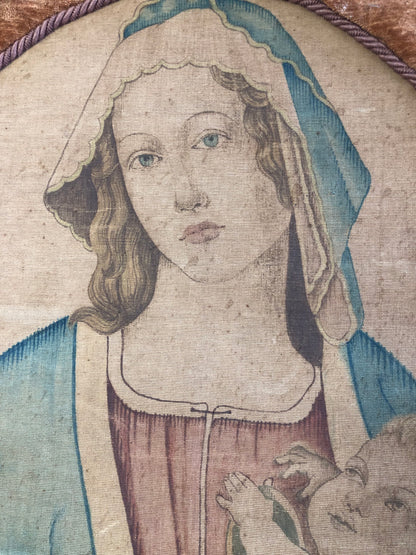 Madonna con Bambino del XIX secolo.